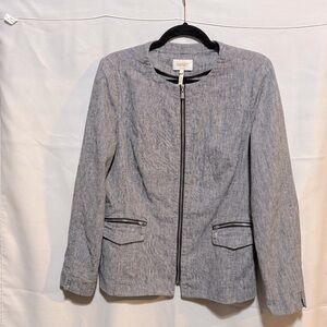 Laundry By Shelli Segal Gray Blazer